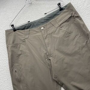 Outdoor Research Ferossi Pants Mens 38x33 Taupe Brown Hiking Stretch Performance